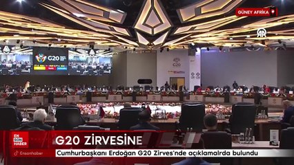 Cumhurbaşkanı Erdoğan G20 Zirvesi'nde Herkes İçin Adil ve Makul bir Gelecek Oturumu'na katıldı