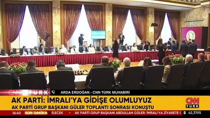 SON DAKİKA | AK Parti Grup Başkanı Güler: İMRALI'YA ZİYARETE OLUMLU BAKIYORUZ!