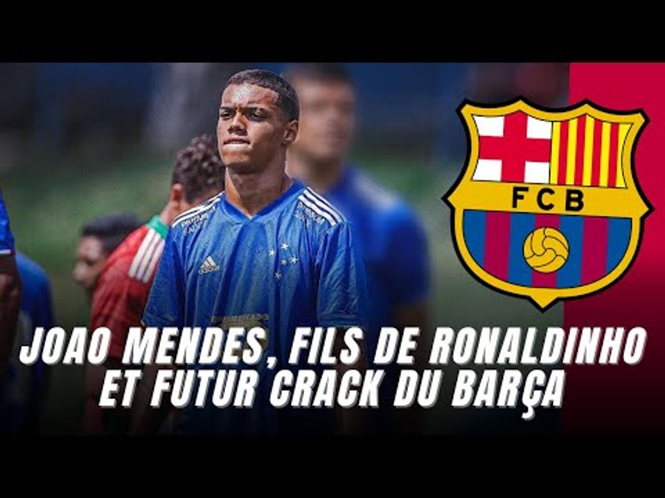 Voici Joao Mendes, le fils de Ronaldinho, futur crack du Barça