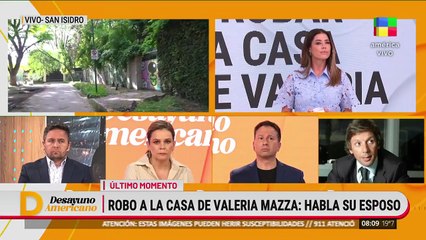 El marido de Valeria Mazza llevó calma tras el intento de robo a su casa