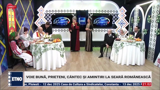 Corina Dragomir - Sapte mii de strune (Petrecere romaneasca - ETNO TV - 21.10.2025)