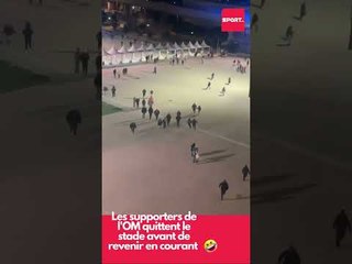 Les supporters de l'OM quittent le stade avant de revenir en courant #shorts #om #fun #VIRAL TIKTOK