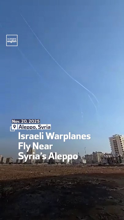 Israeli Warplanes Fly Near Syria’s Aleppo