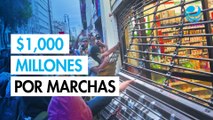CDMX Comercios gastan más de $1,000 millones al año por marchas, revela estudio