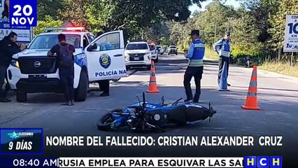 Motociclista pierde la vida tras colisión múltiple en la CA-11, Copán