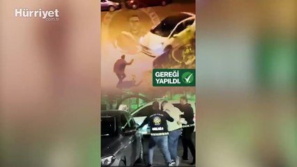 Drift atarak trafik güvenliğini tehlikeye düşüren sürücü yakalandı