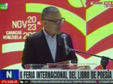 Instalan II Feria Internacional del Libro de Poesía en el Celarg con la participación de 18 países