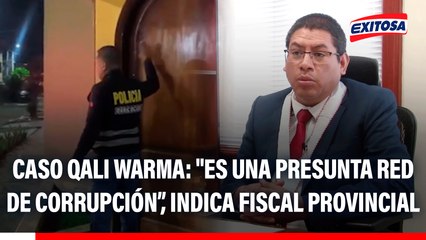 Caso Qali Warma: "Es una presunta red de corrupción que se habría establecido desde Frigoinca", indica fiscal provincial