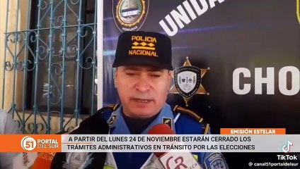 DNVT suspenderá emisión de licencias de conducir por una semana