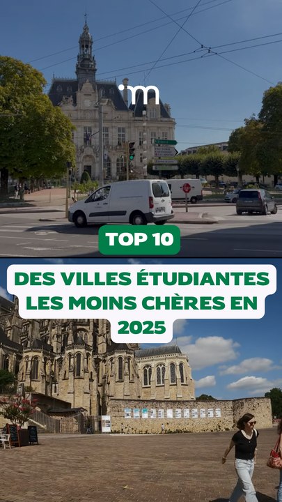 Les 10 villes étudiantes les moins chères en 2025