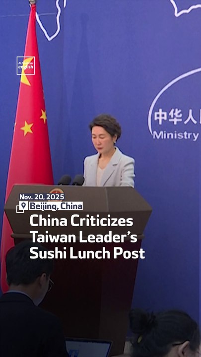 China Criticizes Taiwan Leader’s Sushi Lunch Post