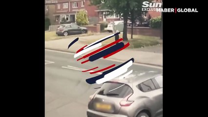 Mucize kurtuluş: Sahibini ölümden kurtaran köpek kamerada