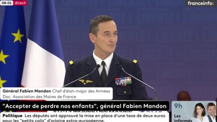 "Accepter de perdre nos enfants" : le chef d’état-major fait polémique avec une phrase choc