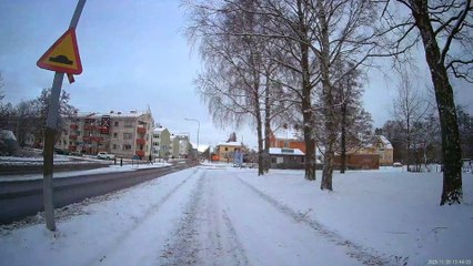 Trumpetaregatan-Hagagatan. Örebro 20 Nov. 2025