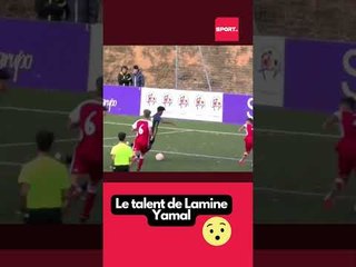 Le talent de Lamine Yamal #sports #wonderkid #football #Talent #barcelona  VIRAL TIKTOK