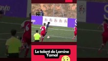 Le talent de Lamine Yamal #sports #wonderkid #football #Talent #barcelona  VIRAL TIKTOK