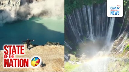 Pagbuga ng asul na apoy ng Mt. Kawah Ijen, dinarayo ng mga turista | SONA