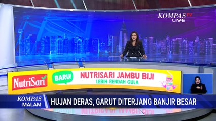 Hujan Deras dan Saluran Air Tersumbat, 3 Kampung di Garut Terendam Banjir | KOMPAS MALAM