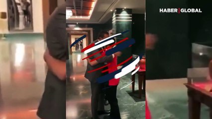 Sokak röportajında 'Ben bir insanım' tepkisi ile gündem olan Suriyeli genç, Beştepe'de ağırlandı