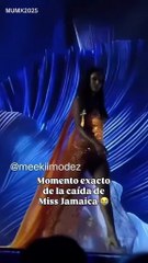 Gabrielle Henry, Miss Jamaica, evacuada de urgencia tras una fuerte caída en la gala de Miss Universo