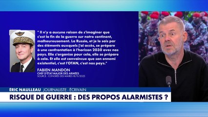 Eric Naulleau : «Si la Russie agresse un des pays baltes, nous sommes de fait en guerre.»