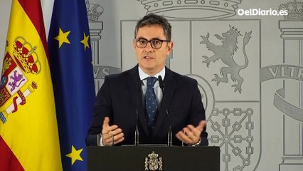 Bolaños pide que la "discrepancia" con la condena al fiscal general no lleve a una "desconfianza" en las instituciones y reivindica el trabajo de los periodistas