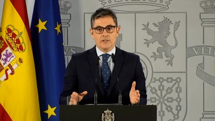 Bolaños: "El Gobierno tiene el deber legal de respetar el fallo, pero moralmente no lo compartimos"