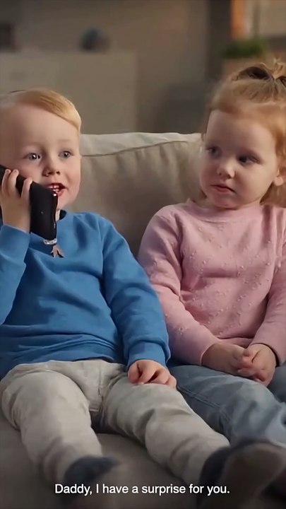 Funniest Phone Call Between Dad and Baby 😂👶