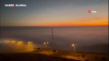 Batman'da kartpostallık manzaralar: Yoğun sis deniz oluşturdu