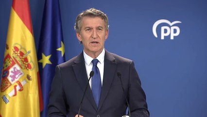 Feijóo pide la dimisión de Sánchez y acusa a García Ortiz de ser un "peón" en la defensa judicial del Gobierno