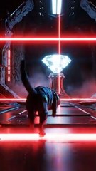 Stealth Cat vs Red Laser Maze | Futuristic Heist Scene | Epic Cinematic Short