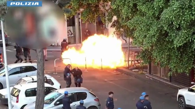 Catania, guerriglia urbana durante corteo contro Ddl sicurezza: 2 arresti e 13 denunciati (20.11.25)