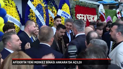 AFİDER'in yeni merkez binası Ankara'da açıldı