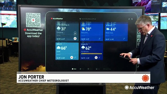 Safe holiday travels with the free AccuWeather app