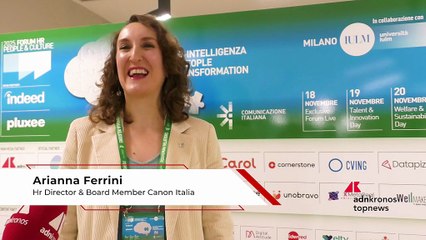 Forum risorse umane, Ferrini (Canon Italia), ‘seguiamo filosofia giapponese del vivere e lavorare insieme per il bene comune’