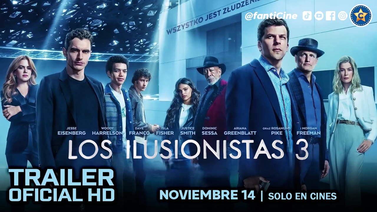 🎬Los ilusionistas 3 / Now You See Me: Now You Don't | TRAILER ESPAÑOL