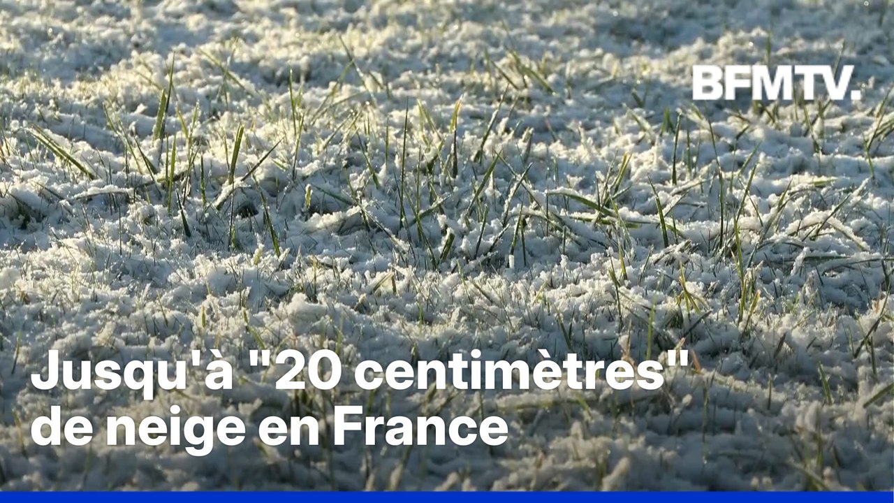 Les images des premières chutes de neige de la saison sur l'Hexagone