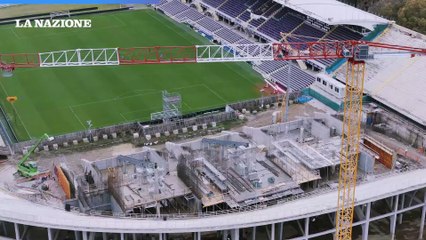 Stadio Franchi, i lavori per la nuova Curva Fiesole