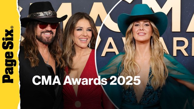CMA Awards 2025 red carpet: Billy Ray Cyrus, Elizabeth Hurley, Lainey Wilson, and more celebrities