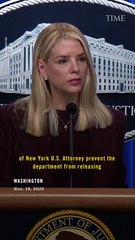 On Epstein Files Release, Attorney General Pam Bondi Says: "We Will Follow the Law"