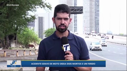 cidente grave de moto deixa dois mortos e um ferido