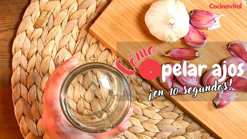 Cómo pelar ajos fácilmente ¡En 10 segundos!