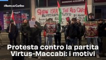 Protesta contro la partita Virtus-Maccabi: i motivi