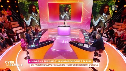 Miss Univers 2025 : Sylvie Tellier donne le nom de ses favorites et ce ne sont pas des françaises - Cyril et la famille, capture d'écran W9