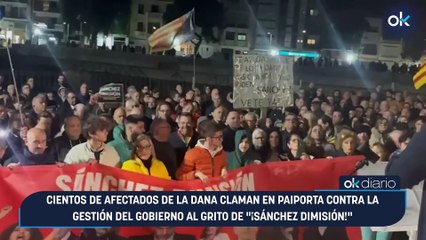 Cientos de Afectados de la DANA claman en Paiporta contra la gestión del Gobierno al grito de "¡Sánchez dimisión!"