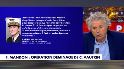 Gilles-William Goldnadel donne son avis sur les déclarations du chef d'état-major des armées