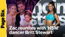 Zac Efron reunites with 'HSM' dancer Britt Stewart at 'Dancing with the Stars'