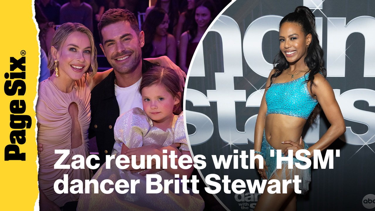 Zac Efron reunites with 'HSM' dancer Britt Stewart at 'Dancing with the Stars'