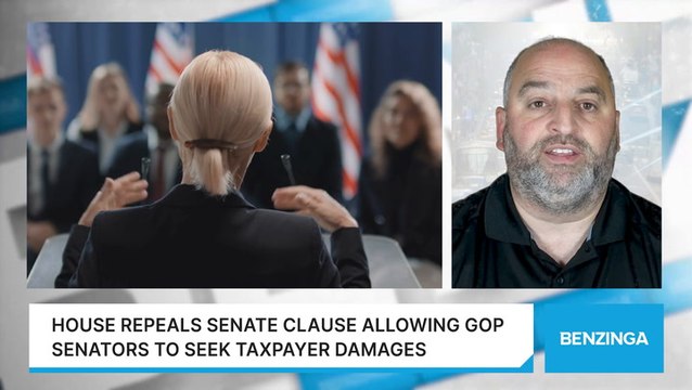 House Repeals Senate Clause Allowing GOP Senators To Seek Taxpayer Damages