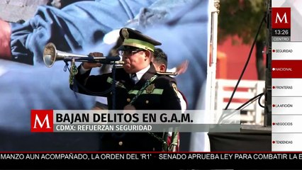 Refuerzan seguridad y disminuyen delitos en la alcaldía Gustavo A. Madero, CDMX
